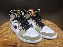 美品 NIKE エアジョーダン1 ハイ ズーム コンフォート オリーブ 30cm