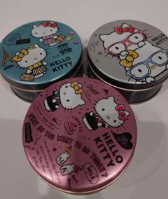 ハローキティ 収納用缶 3個セット
