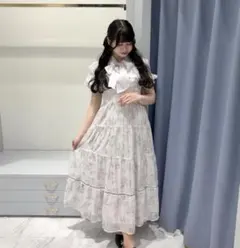 AnMILLE アンミール バストフリルティアードOP - メルカリ