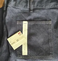 ワイドテーパードジーンズ 68 BLUE 4XL