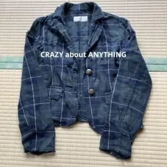春秋にピッタリCRAZY about ANYTHING ジャケット　グリーン