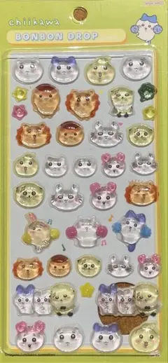 ちいかわ　みんなニコニコ⚫️シール