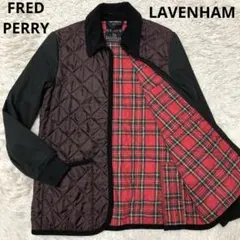 美品✨ラベンハム　フレッドペリー　コラボ　キルティングジャケット　ロゴ刺繍 38