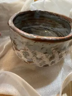 美濃焼 志野 菊泉窯 田中源也 茶碗 陶器 抹茶碗 茶道具 - メルカリ