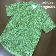 adidas originals ボタニカル柄　シャツ　総柄　アロハ　LLのサムネイル