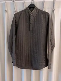 マサキマツシマオムプルオーバーキルティングシャツ