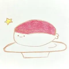 【849】【あざらすしの絵】オリジナルキャラクター手描きアナログ自作イラスト原画
