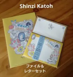 Shinzi Katoh 白雪姫と七人の小人 レターセット＆クリアファイル