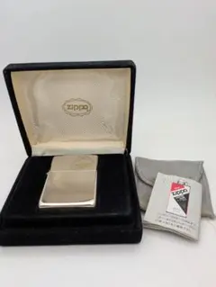 ジッポー スターリングシルバー イタリック 斜めロゴ 筆記体 1991年製 