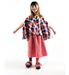 Wolf&rita ウルフアンドリタ ミャクミャクカラー ポンチョ