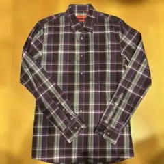HUGO スリムフィット チェックシャツ M