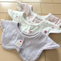 スタイ　よだれかけ　ピンク　花柄
