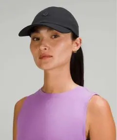 lululemon ルルレモン　ロゴ　キャップ　ブラック