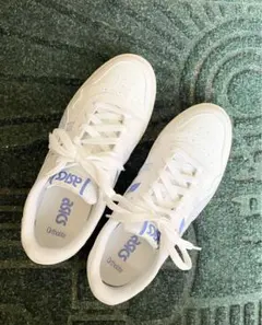 asics スニーカー ホワイト ライトブルー