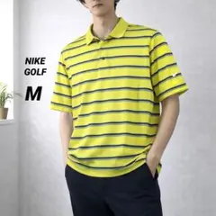 NIKEGOLF ナイキゴルフ ポロシャツ M メンズ DRIFIT イエロー