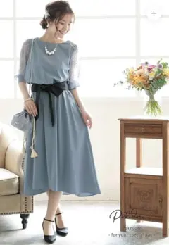 フレアドレス　レース