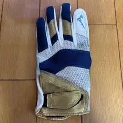 ミズノプロ　サイズM ダイバーシティブルー守備手袋