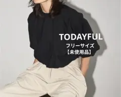 【未使用品】 TODAYFUL ボリュームスリーブコットンブラウスのサムネイル