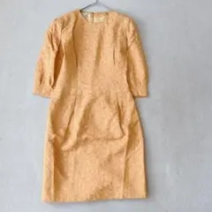 美品✨クリスチャンディオール　ワンピース　長袖　ジャガード　オレンジのサムネイル