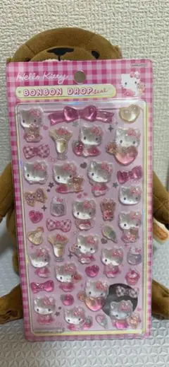 ボンボンドロップシール　サンリオ　第二弾　ピンクキティ