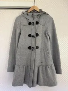 【BURBERRY BLUE LABEL】スウェット生地のダッフルコート 38