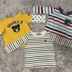 ミキハウス★ダブルビー　ホットビスケッツ　70 長袖トップス