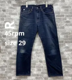 K953＊ R 45rpm メンズ デニムパンツ サイズ29 インディゴ