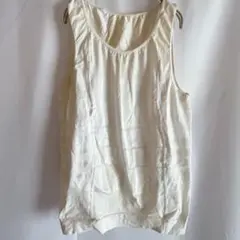 加圧インナータンクトップ ホワイト 着圧 姿勢補正 レディース ボディシェイパー