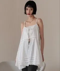 LOWRYS FARM ローリーズファーム 2WAYコットンレースミニワンピース