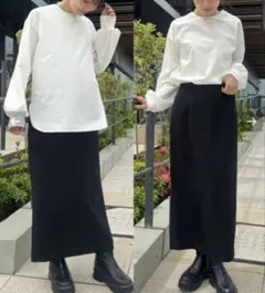 rrrrrrrrr ナインアール　プレイバックカラーブラウス　ホワイトのサムネイル