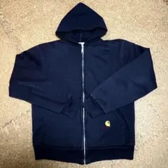 90’s USA製 Carhartt スウェット アルミジップパーカー ブラック