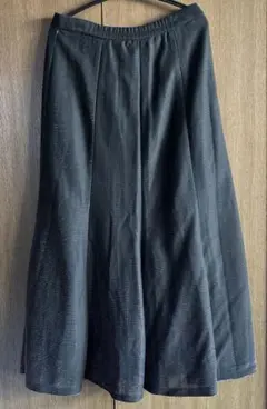 ラメ入りブラック フレアスカート オールシーズン 結婚式・パーティ