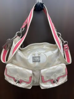 COACH コーチ ポピー シグネチャー 2wayバック 4436北