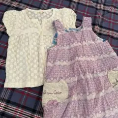 ニットプランナー110 ワンピース　シャツ　セット売り