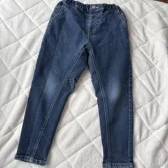 branshes デニム ボトムス 130cm ガーデナーテーパードパンツ