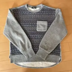 COMME CA ISM 裏起毛トレーナー　150㎝