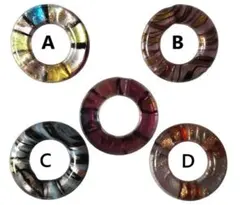 ガラス ペンダントトップ 1個 手芸 デザインビーズ ネックレス