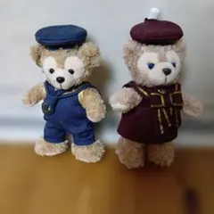 ダッフィー シェリーメイ ぬいぐるみバッジ 2体セット