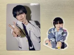 なにわ男子 大西流星 トレカ ステッカー HARDWORK ファミクラ限定盤