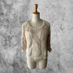 ROSE BUD フェアリーグランジ コケット Y2K シアー ニット トップス