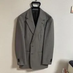 MORLES グレー チェック柄 テーラードジャケット