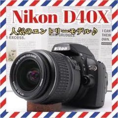 Nikon D40X❤️軽量コンパクト❤️ショット数少✨デジタル一眼レフカメラのサムネイル
