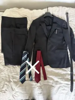 【ネクタイなし】AOKI LES MUES 上下セット（A6/175cm)