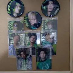 ＃005 缶バッジとフォトカードセット