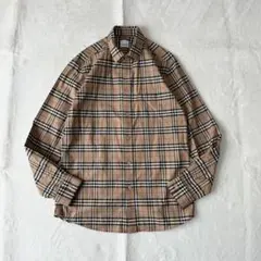 現行タグ M BURBERRY バーバリー ロンドン ノバチェック シャツ 長袖