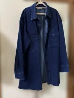 ジーナシス　ロングデニムシャツ ジャケット