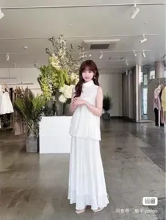 【新品未使用】　Acka pearl belted puff dress Acka pearl belted puff dress - メルカリ