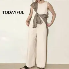 ツイルボックスコンビネゾン 36サイズ アイボリー TODAYFULのサムネイル