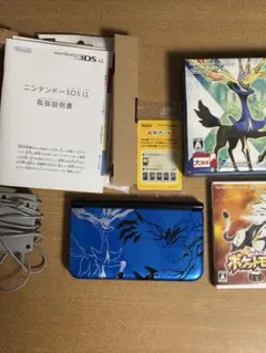 ポケモンXYデザイン 3DS LL SDカード有り　ポケモンサンムーン　サン付き