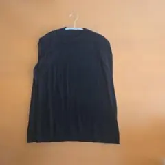 fifth 黒 ノースリーブニット